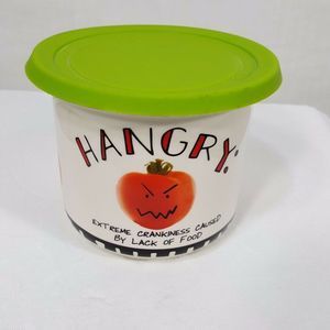 Lorrie Veasey Ceramic Container Hangry Tomato